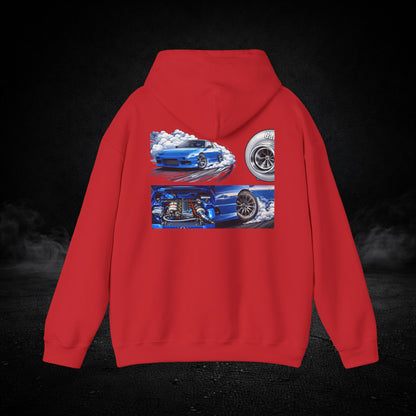 Blue Drifter - Graphic Hoodie