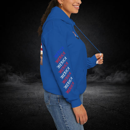 'Merica Muscle Car Graphic Hoodie