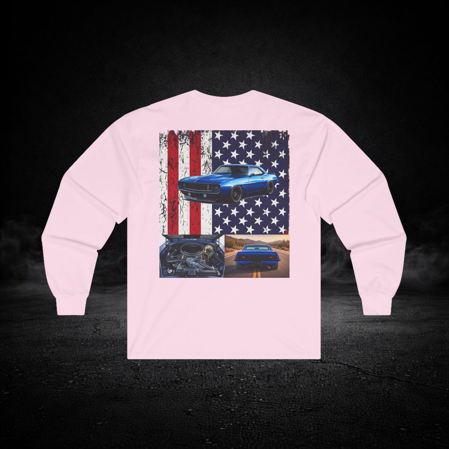 'Merica Muscle Car Long Sleeve