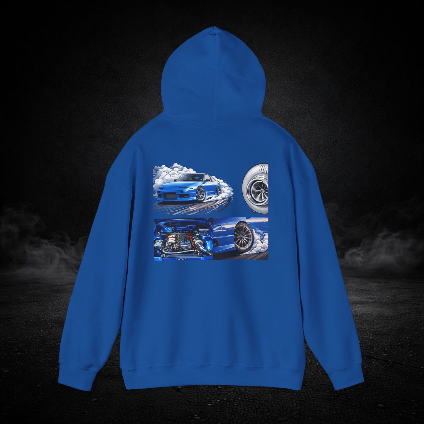 Blue Drifter - Graphic Hoodie