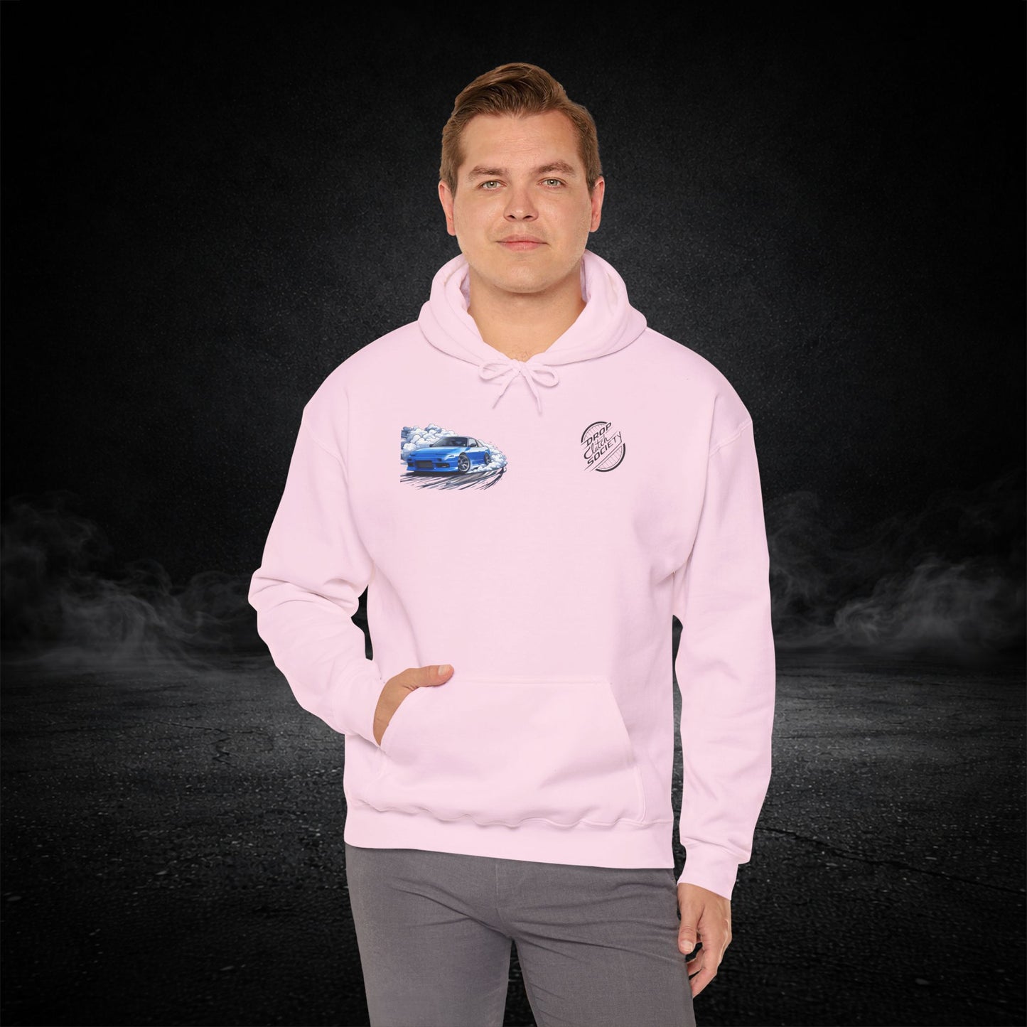 Blue Drifter - Graphic Hoodie