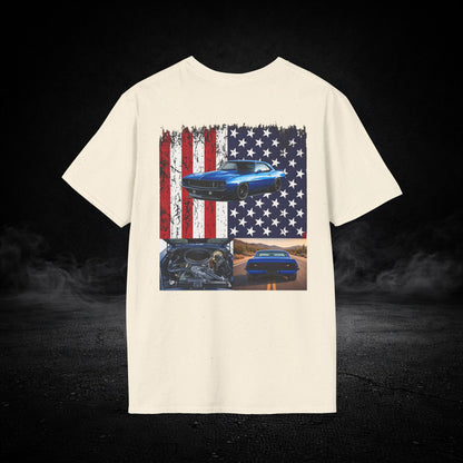 'Merica Muscle Car Graphic Tee Shirt