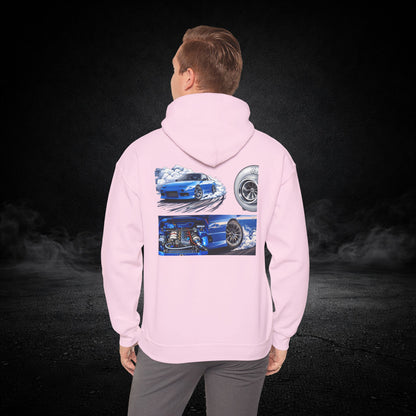Blue Drifter - Graphic Hoodie
