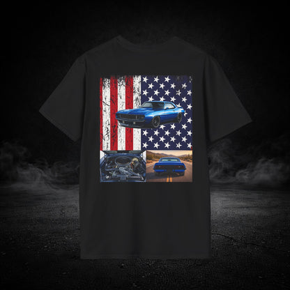 'Merica Muscle Car Graphic Tee Shirt