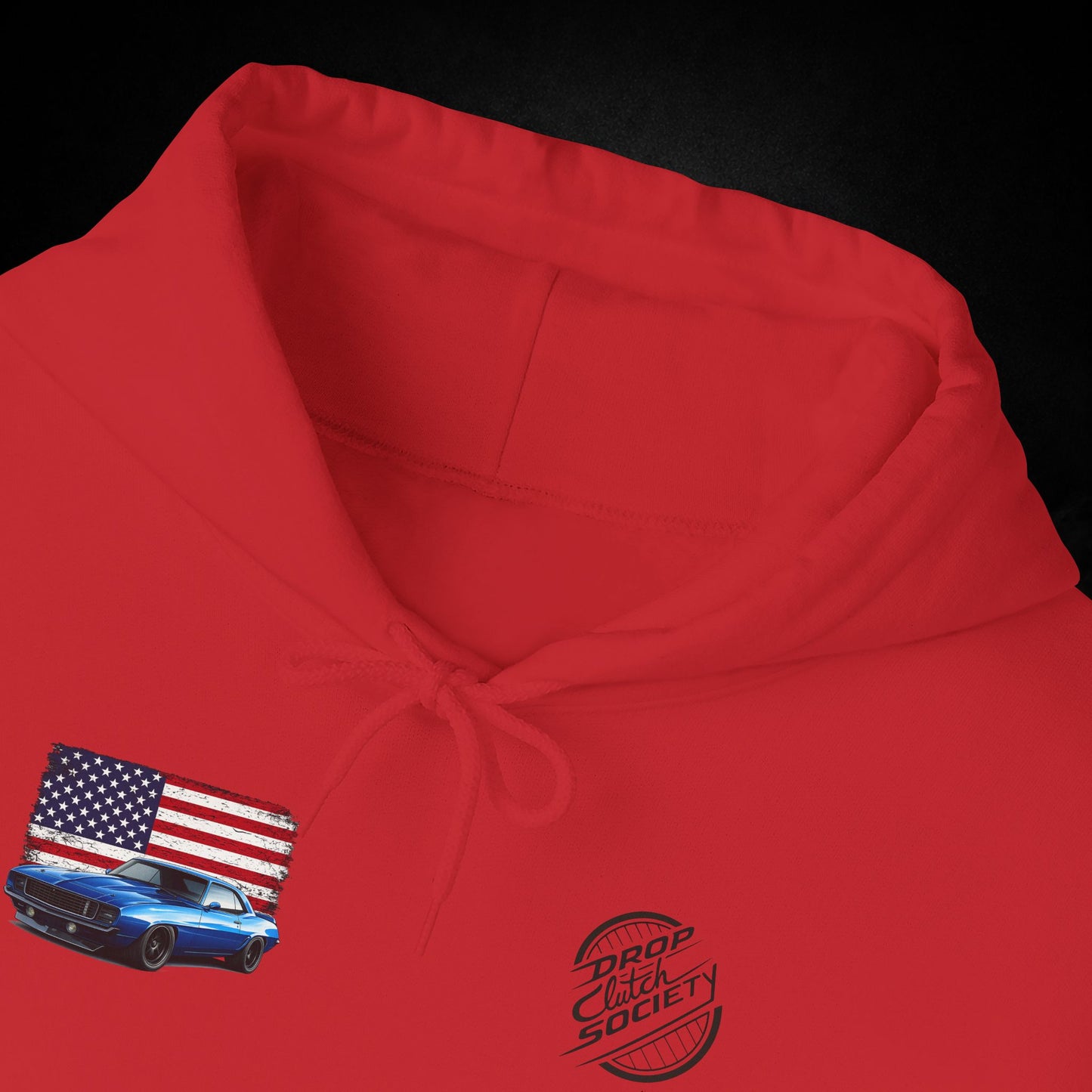 'Merica Muscle Car Graphic Hoodie