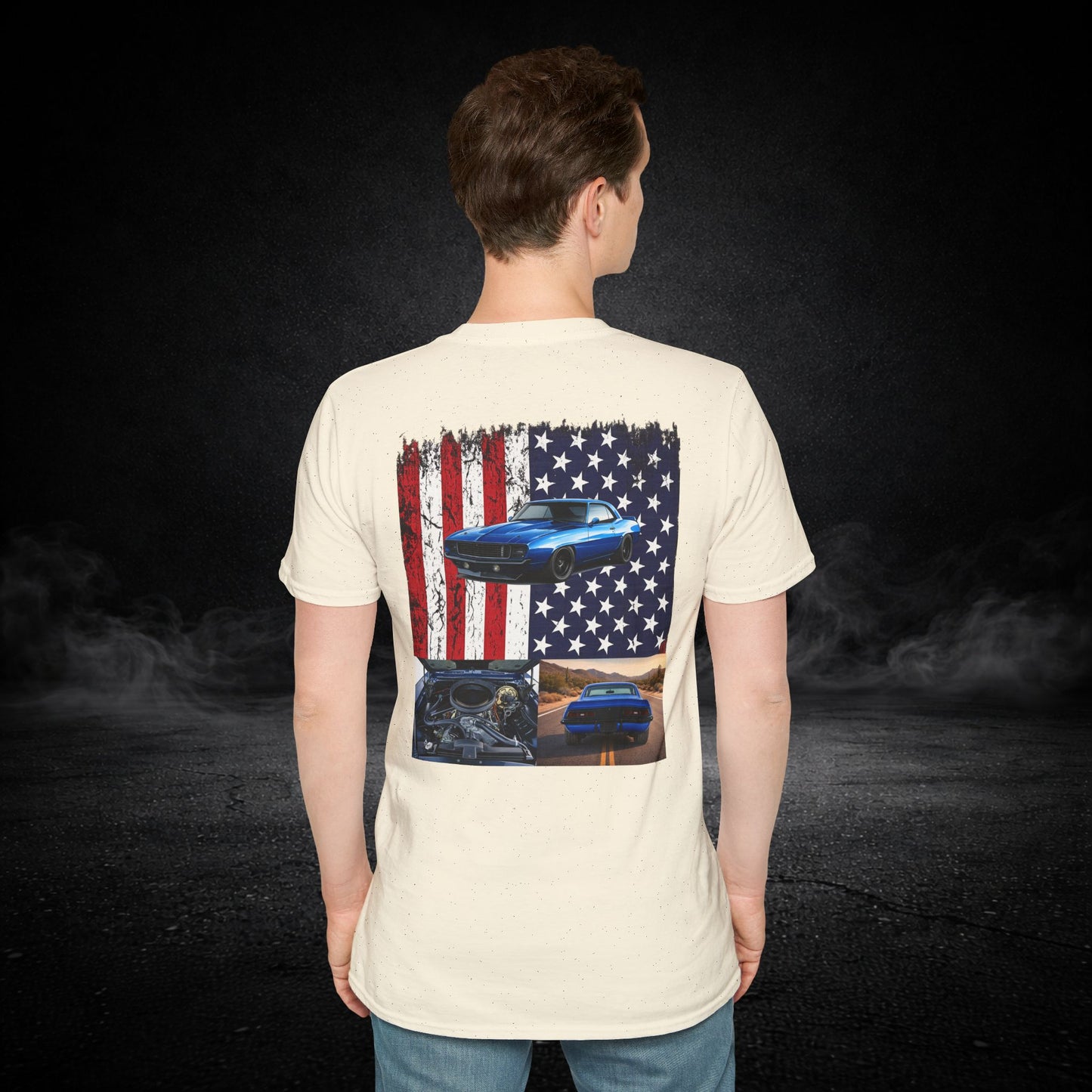 'Merica Muscle Car Graphic Tee Shirt