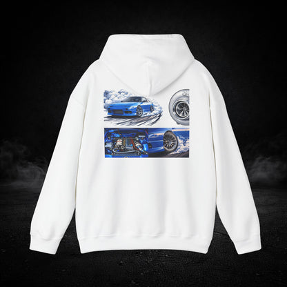Blue Drifter - Graphic Hoodie