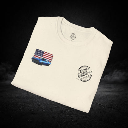 'Merica Muscle Car Graphic Tee Shirt