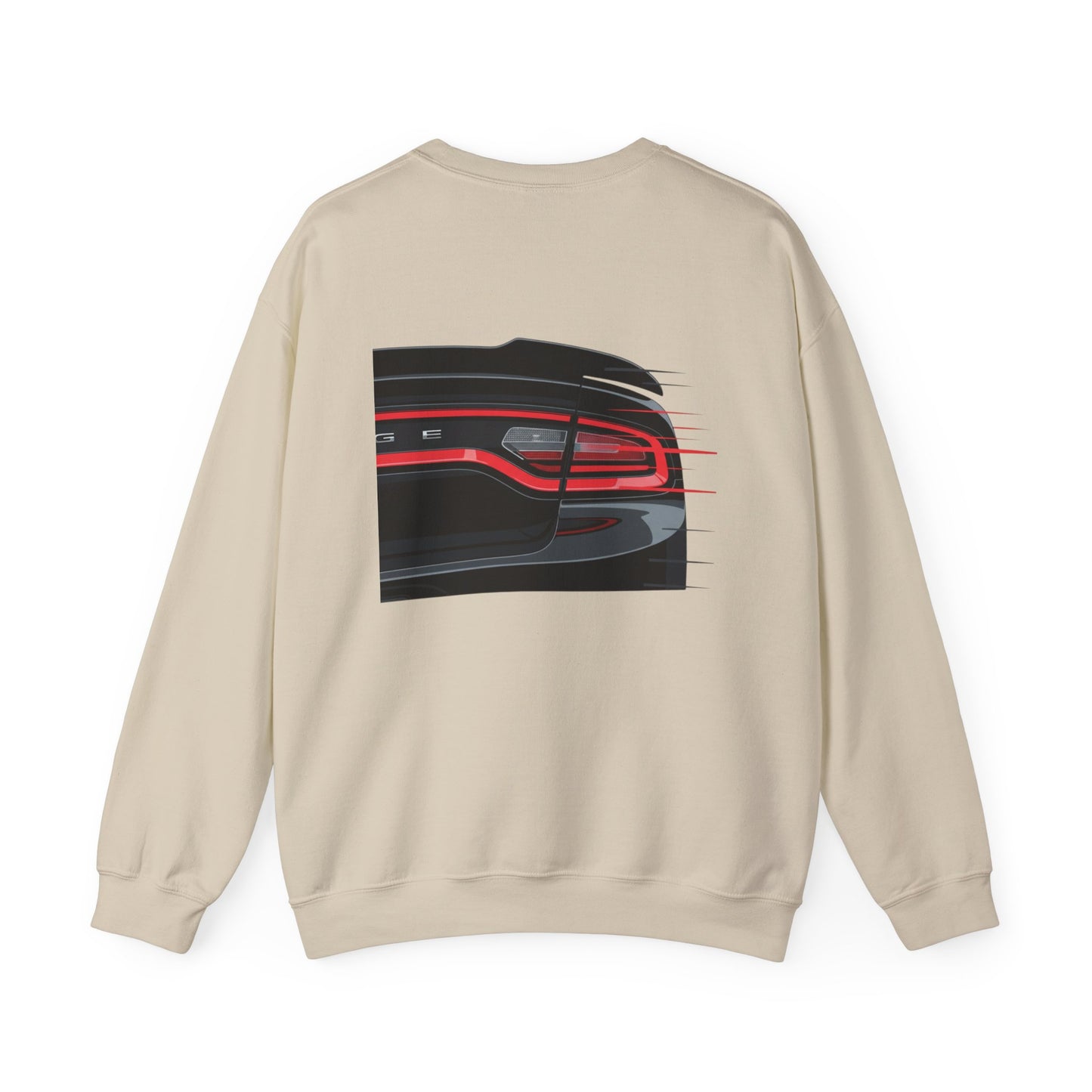 Muscle Car Crewneck Sweatshirt — “Muscle Wins Everytime” Graphic