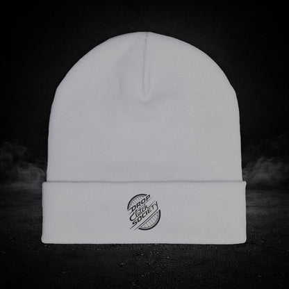 Drop Clutch Society Embroidered Knit Beanie