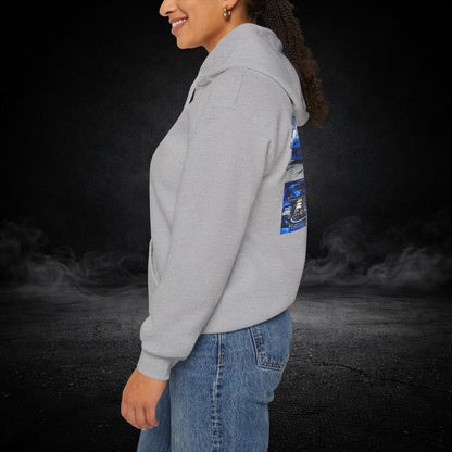 Blue Drifter - Graphic Hoodie