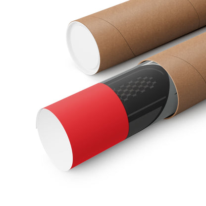 Muscle Car Front View Matte Poster — Automotive Wall Art for Garage & Man Cave