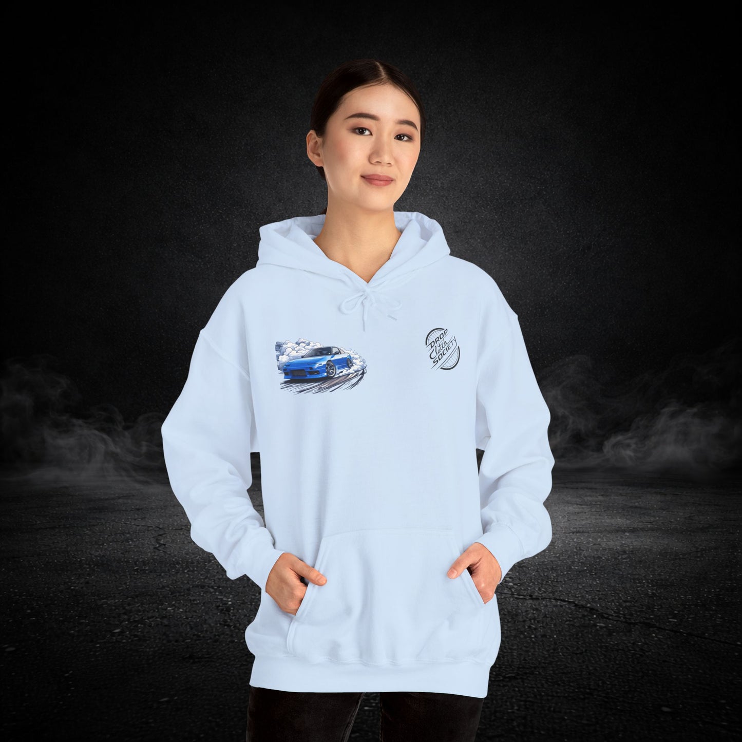 Blue Drifter - Graphic Hoodie