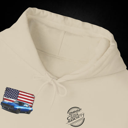 'Merica Muscle Car Graphic Hoodie