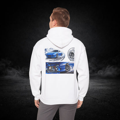 Blue Drifter - Graphic Hoodie