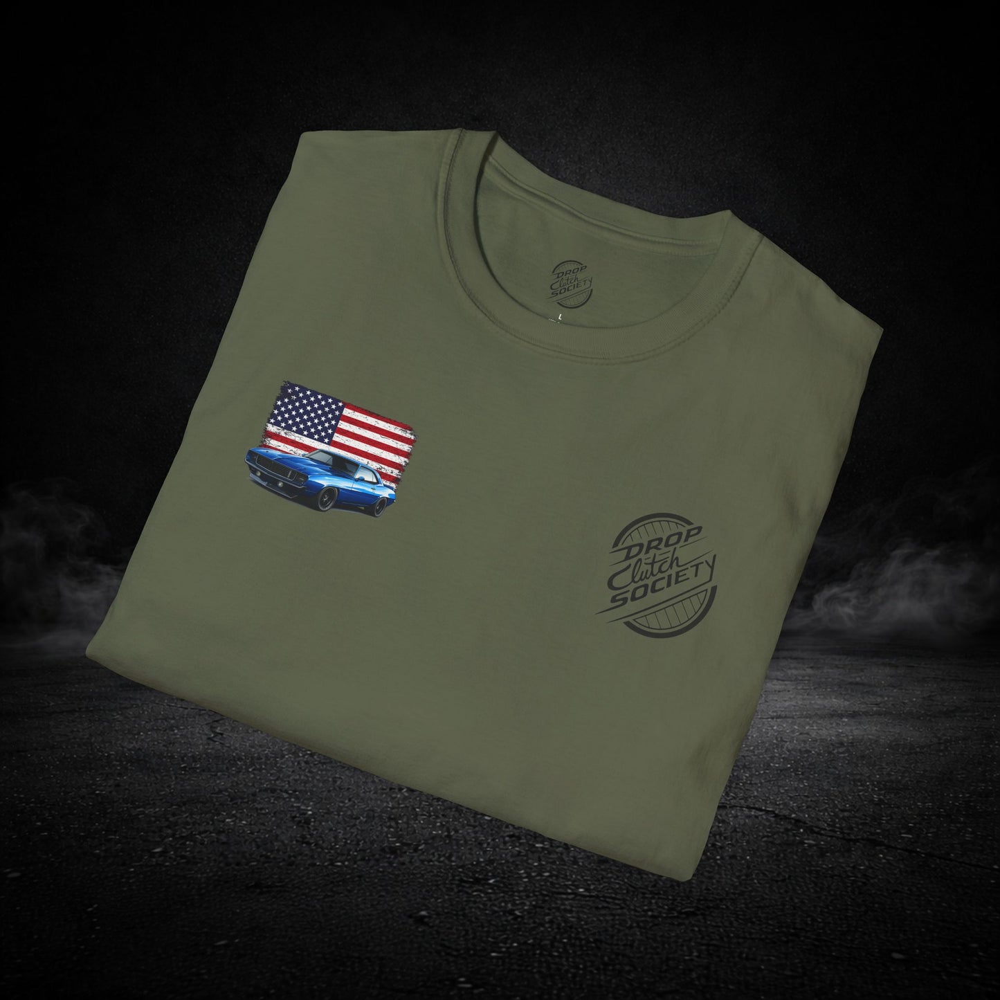 'Merica Muscle Car Graphic Tee Shirt