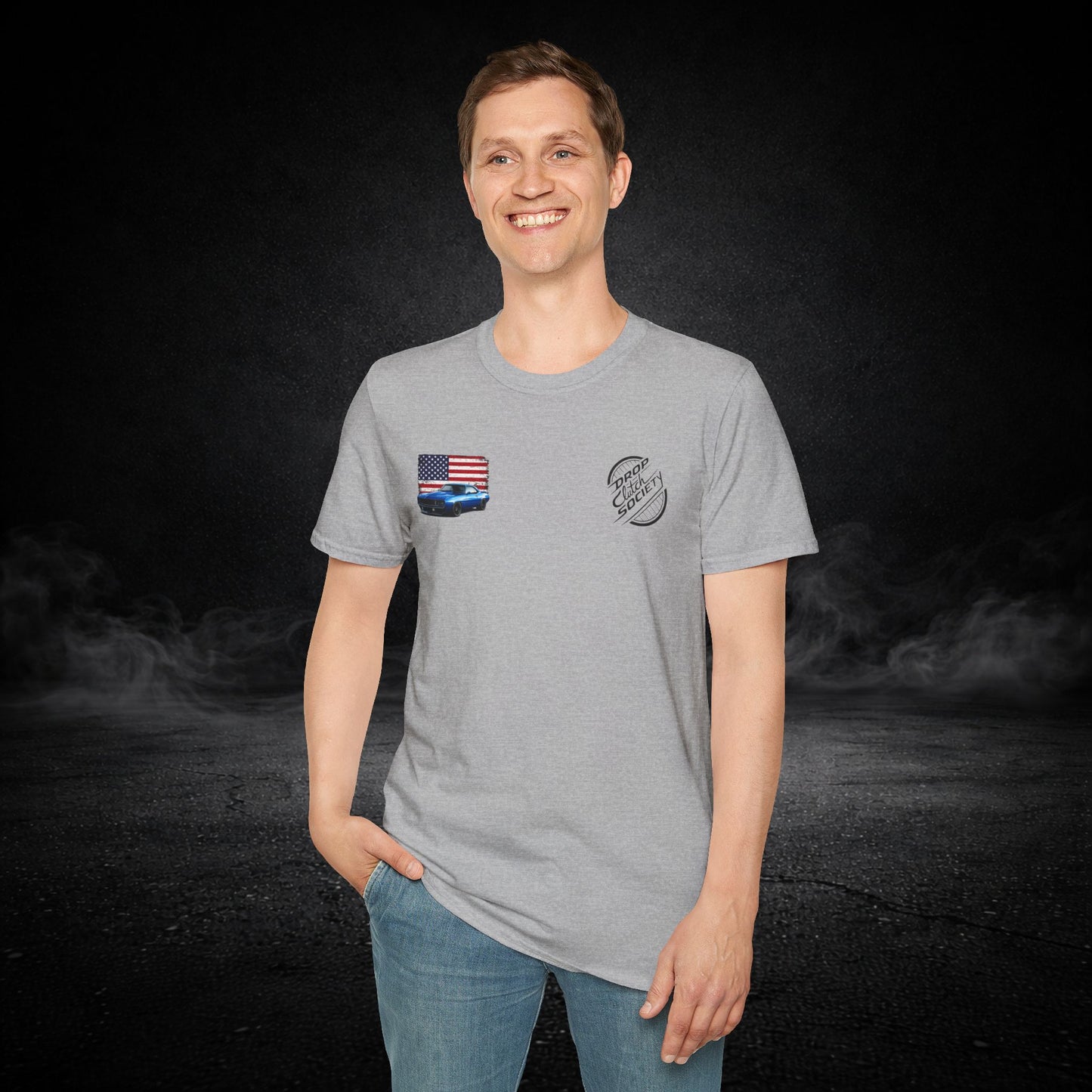 'Merica Muscle Car Graphic Tee Shirt