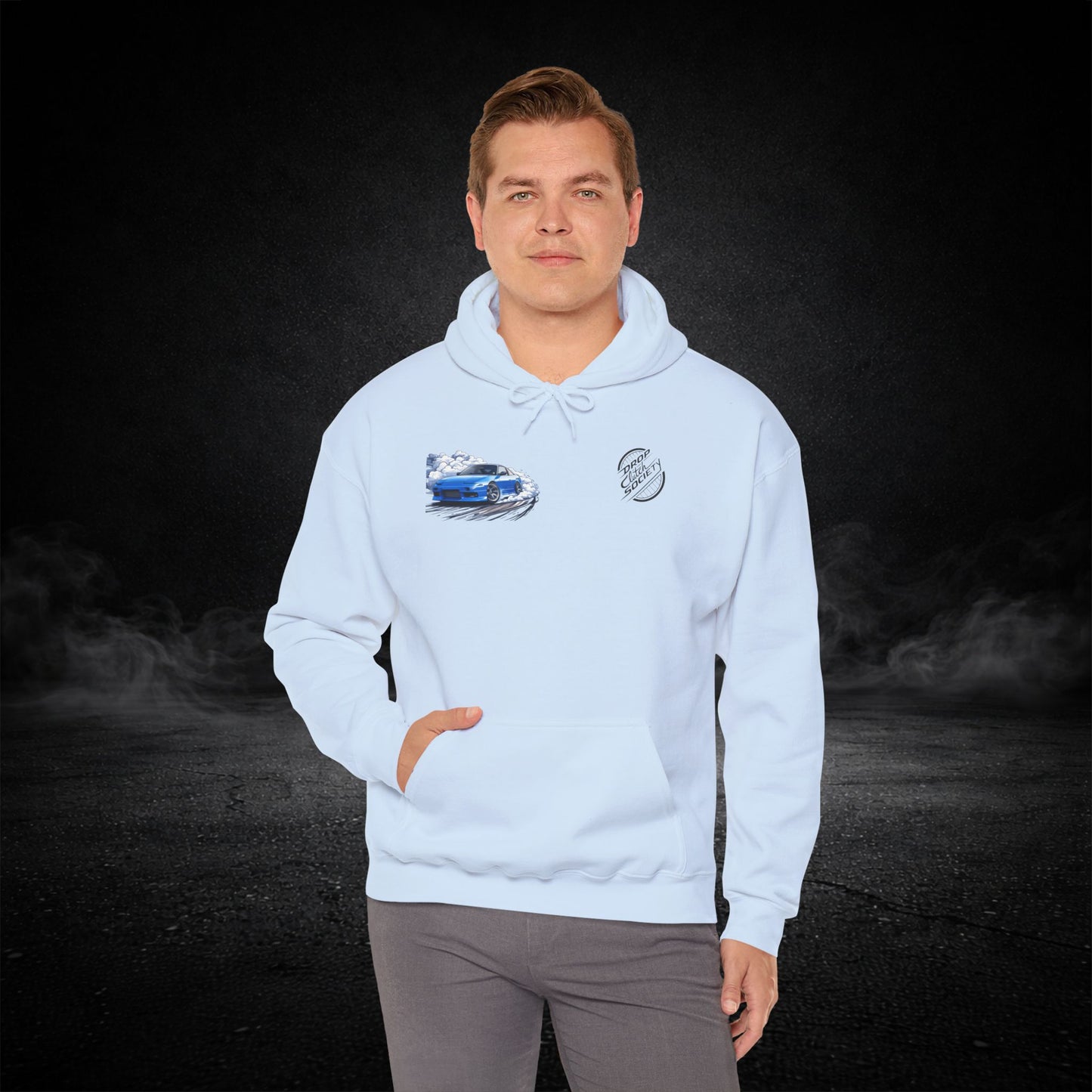 Blue Drifter - Graphic Hoodie