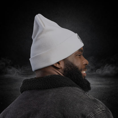 Drop Clutch Society Embroidered Knit Beanie