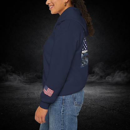 'Merica Muscle Car Graphic Hoodie