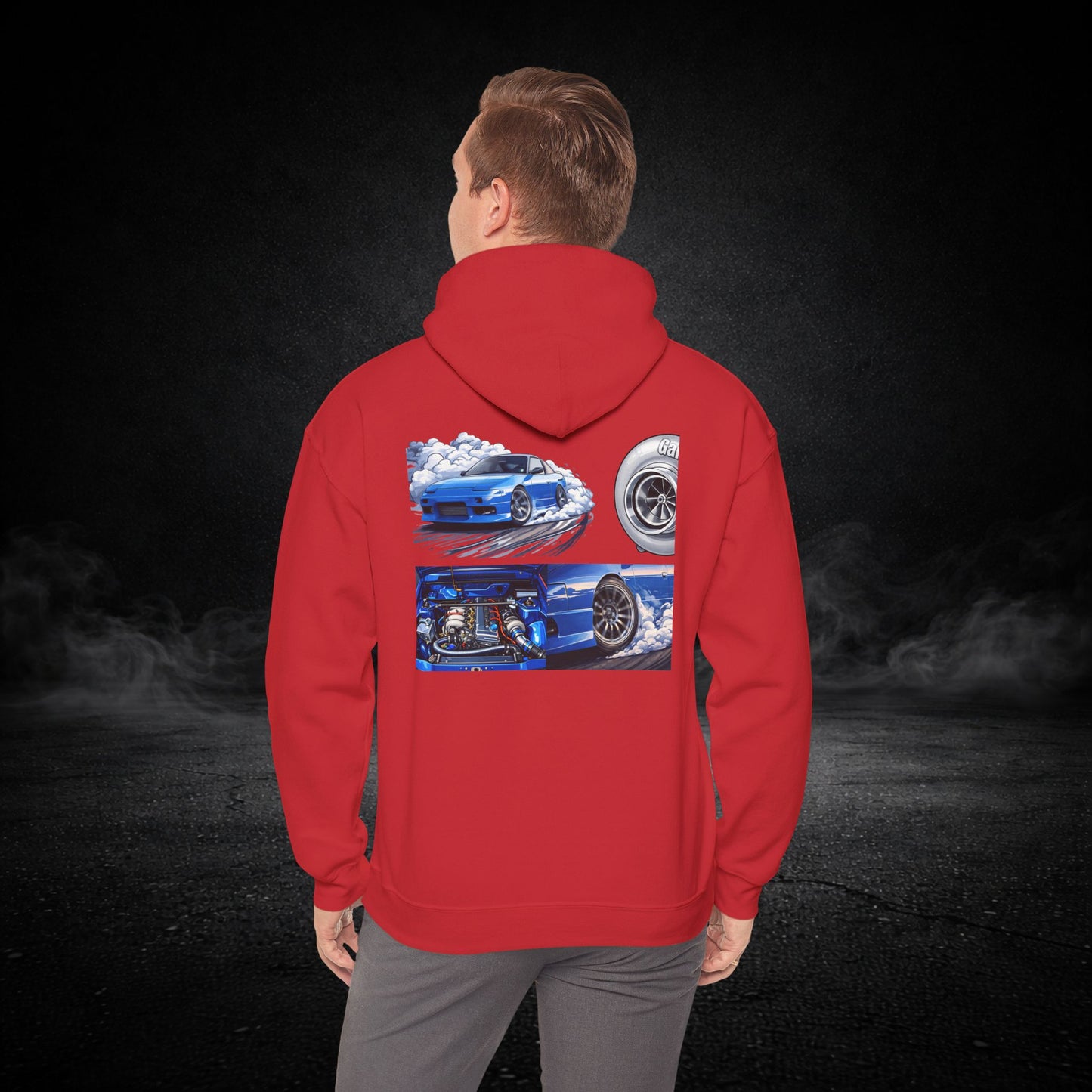 Blue Drifter - Graphic Hoodie