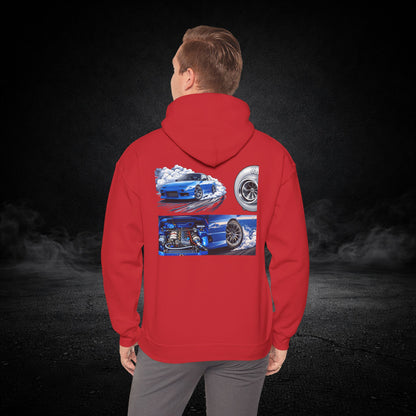 Blue Drifter - Graphic Hoodie