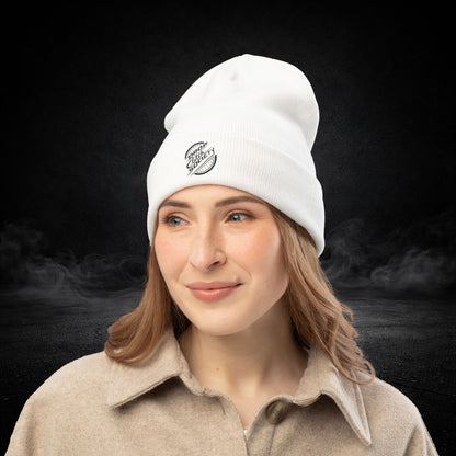 Drop Clutch Society Embroidered Knit Beanie