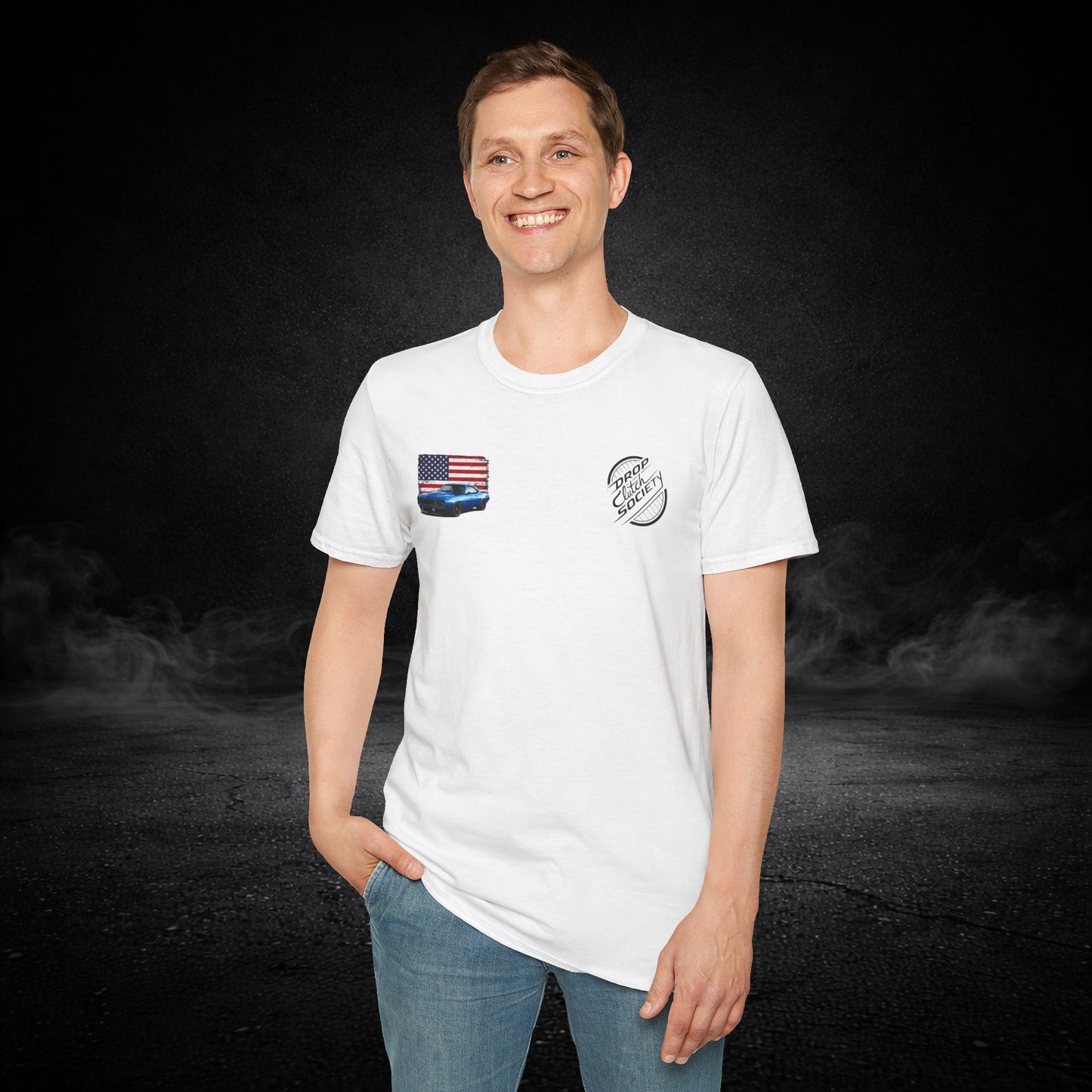 'Merica Muscle Car Graphic Tee Shirt