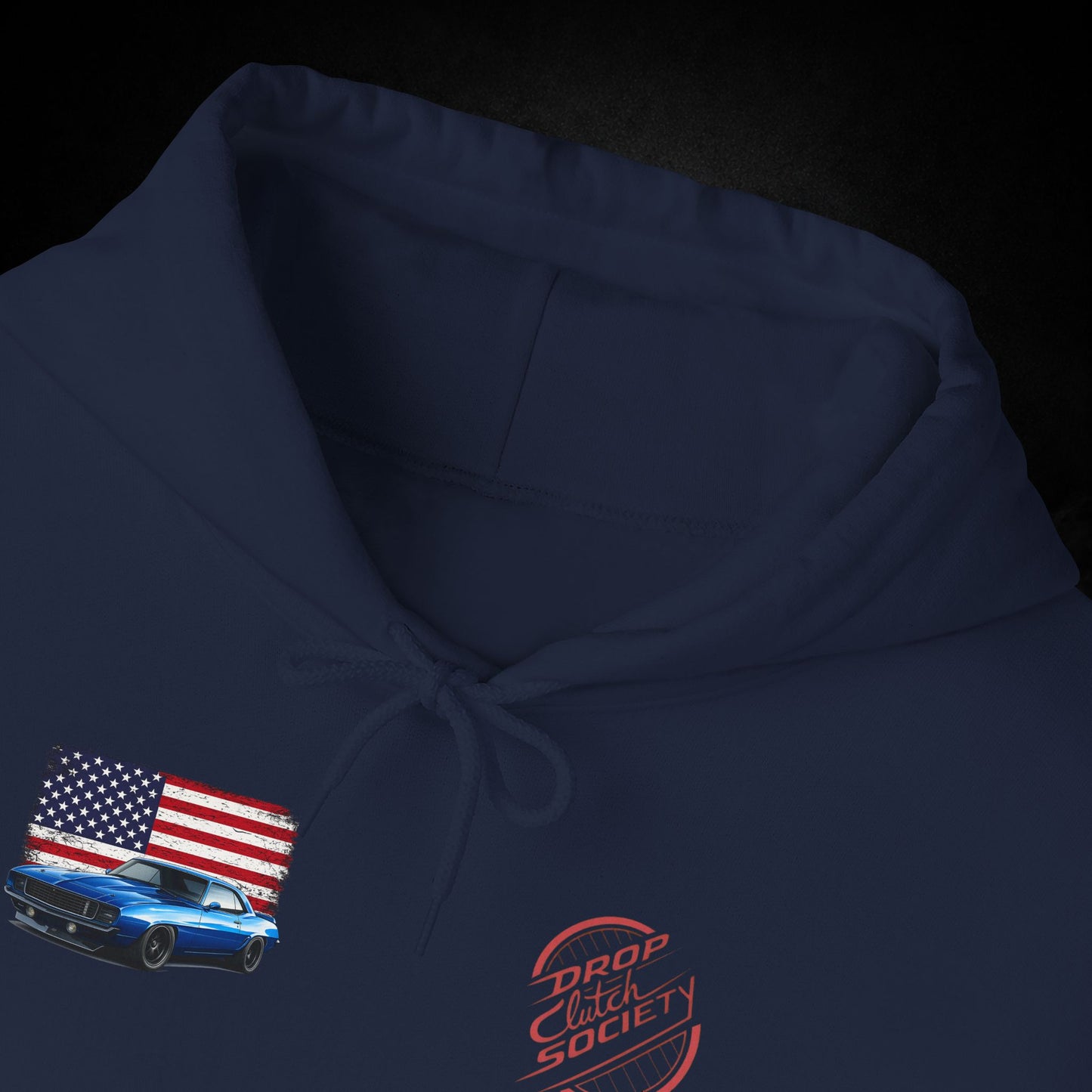 'Merica Muscle Car Graphic Hoodie