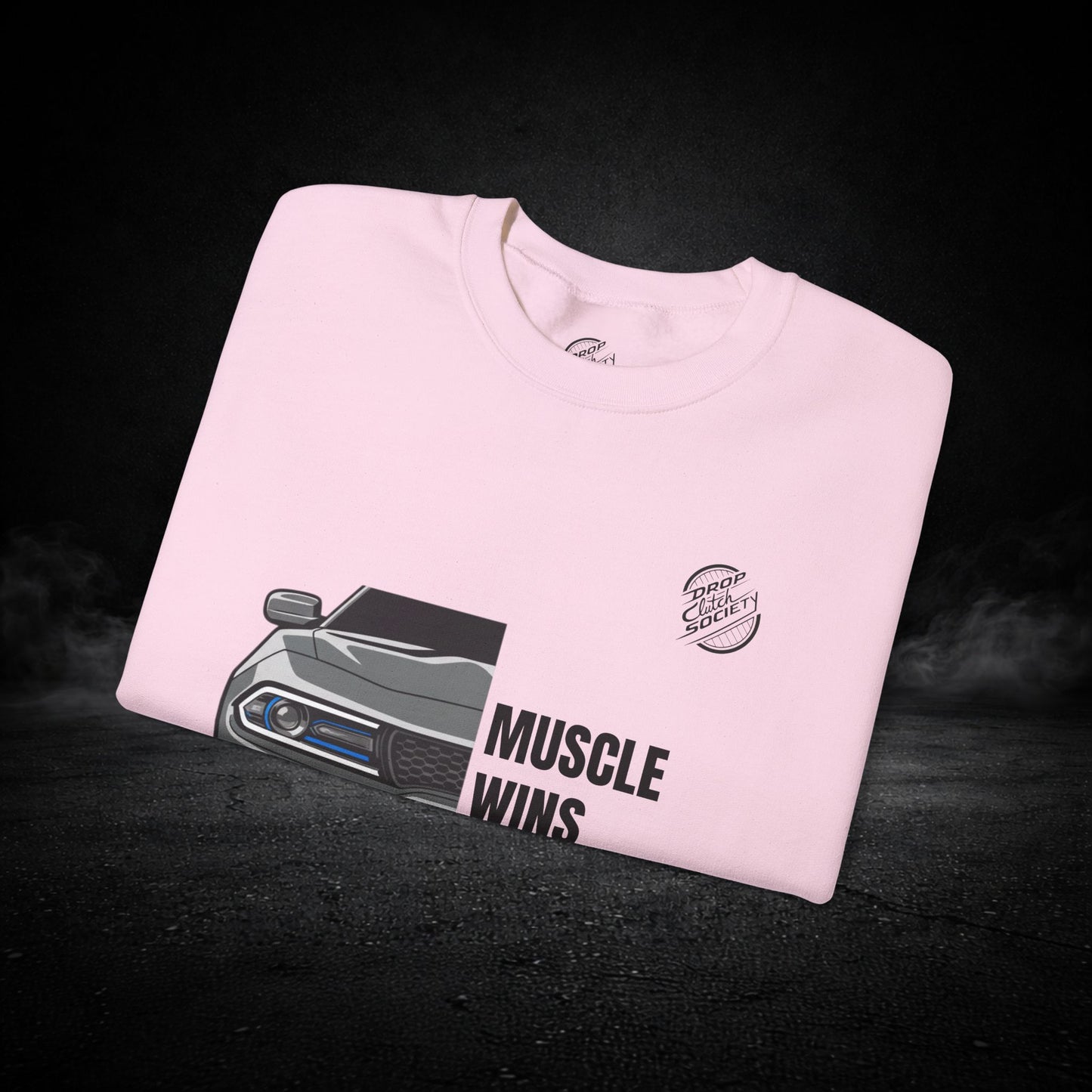 "Muscle Wins Everytime" Graphic Sweatshirt