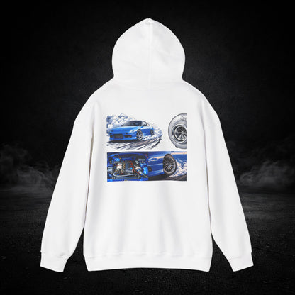Blue Drifter - Graphic Hoodie