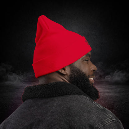 Drop Clutch Society Embroidered Knit Beanie