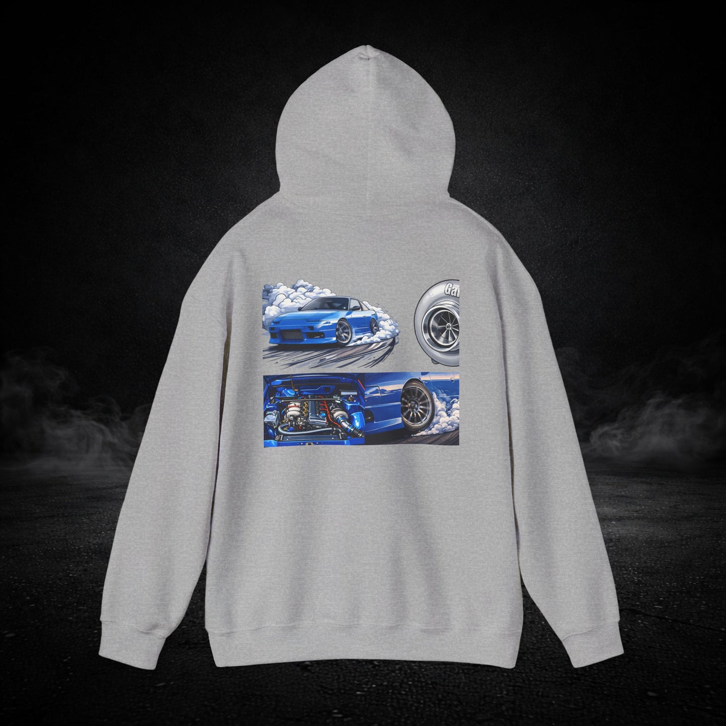 Blue Drifter - Graphic Hoodie