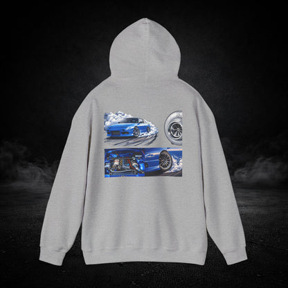 Blue Drifter - Graphic Hoodie