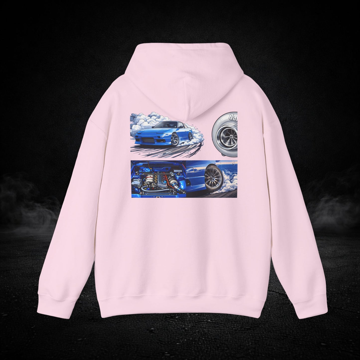 Blue Drifter - Graphic Hoodie