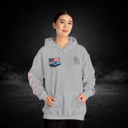 'Merica Muscle Car Graphic Hoodie