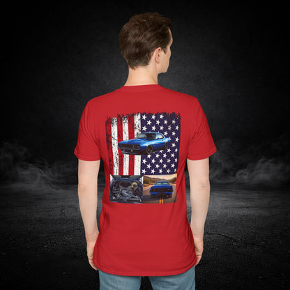 'Merica Muscle Car Graphic Tee Shirt