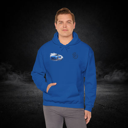 Blue Drifter - Graphic Hoodie