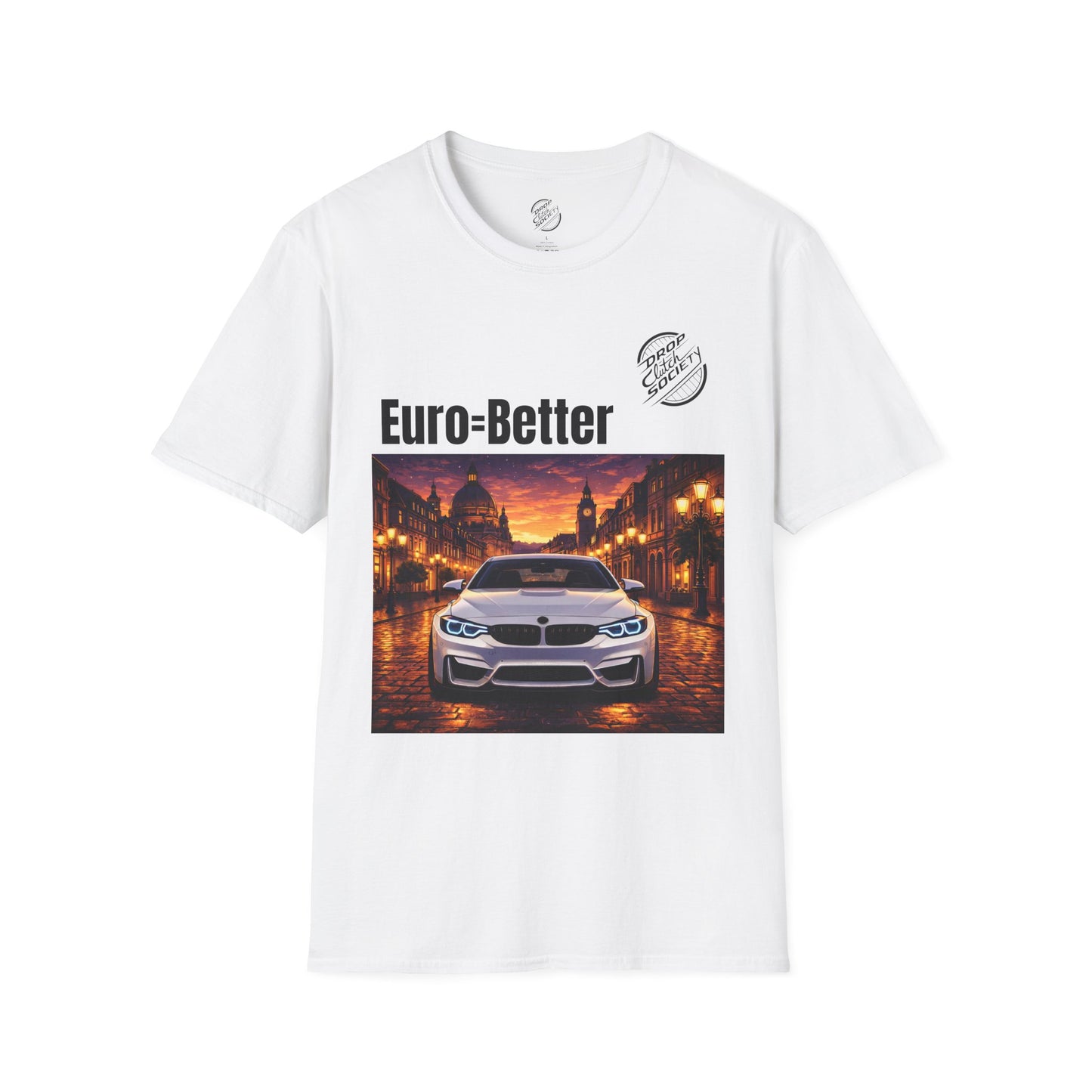 Euro-Better Car T-Shirt — European Sports Sedan Graphic Tee