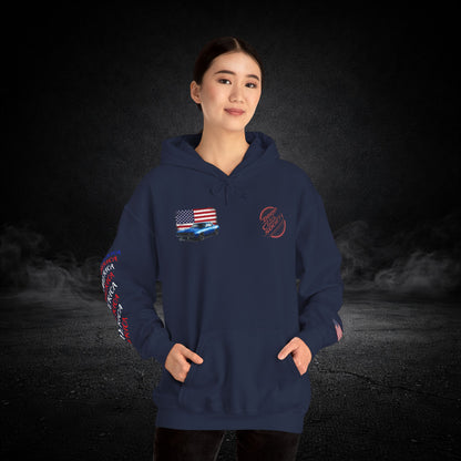 'Merica Muscle Car Graphic Hoodie