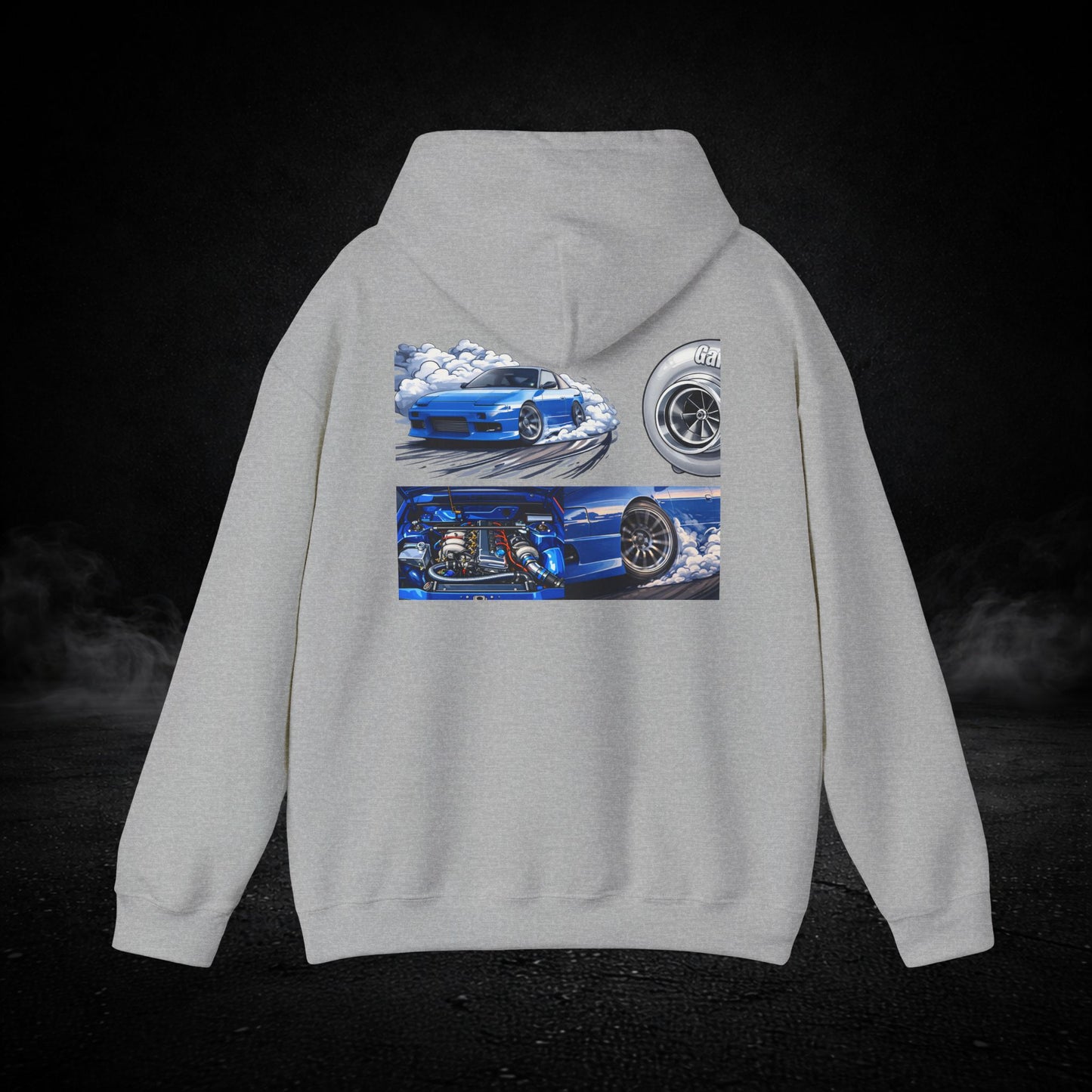 Blue Drifter - Graphic Hoodie
