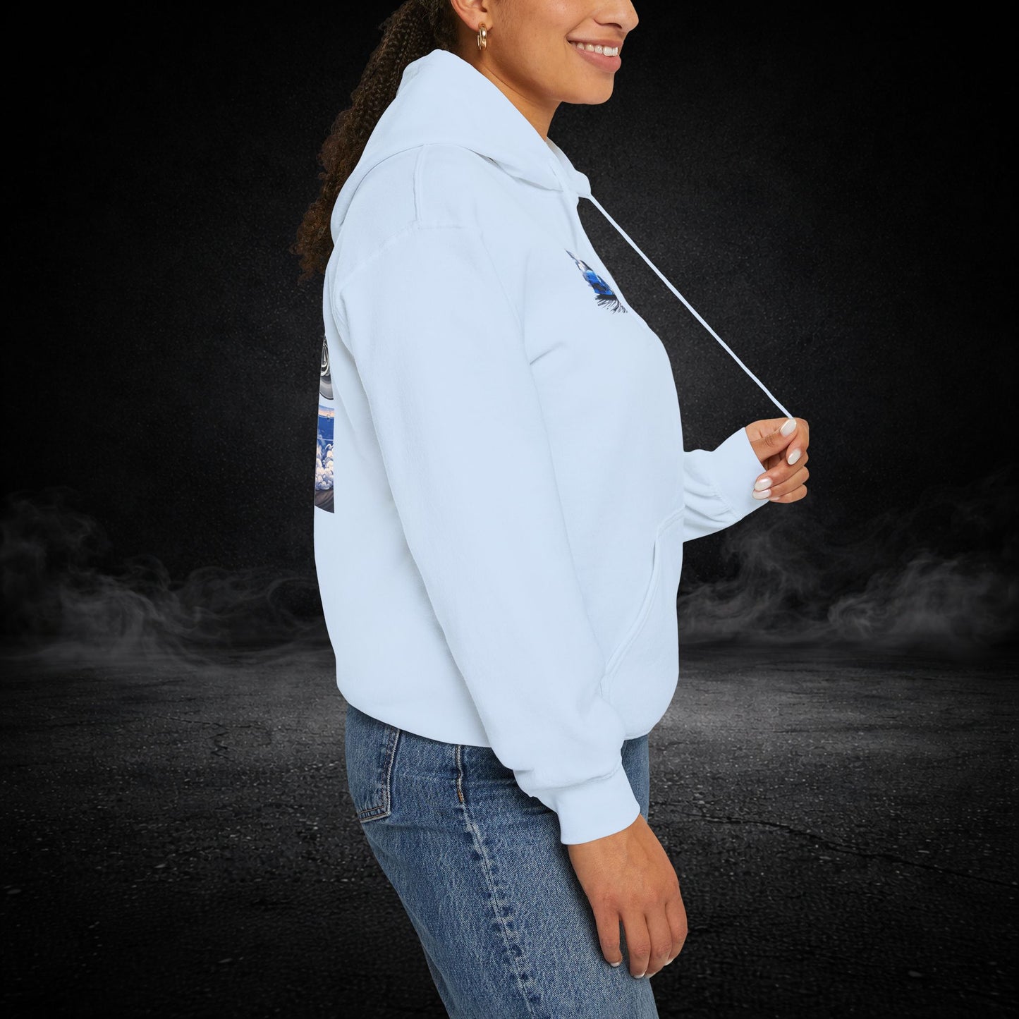 Blue Drifter - Graphic Hoodie