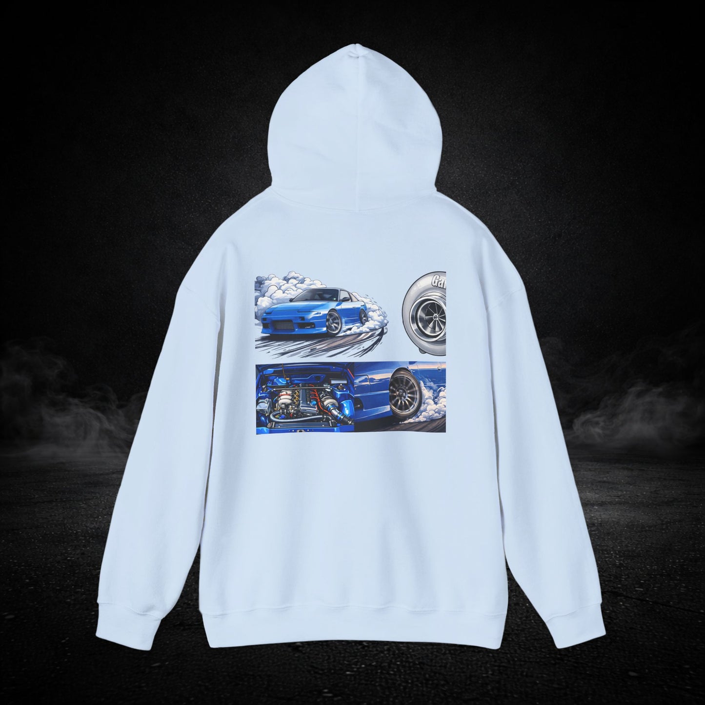 Blue Drifter - Graphic Hoodie
