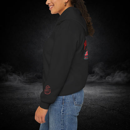 JDM Forever Hoodie — Red Sports Car Graphic Streetwear