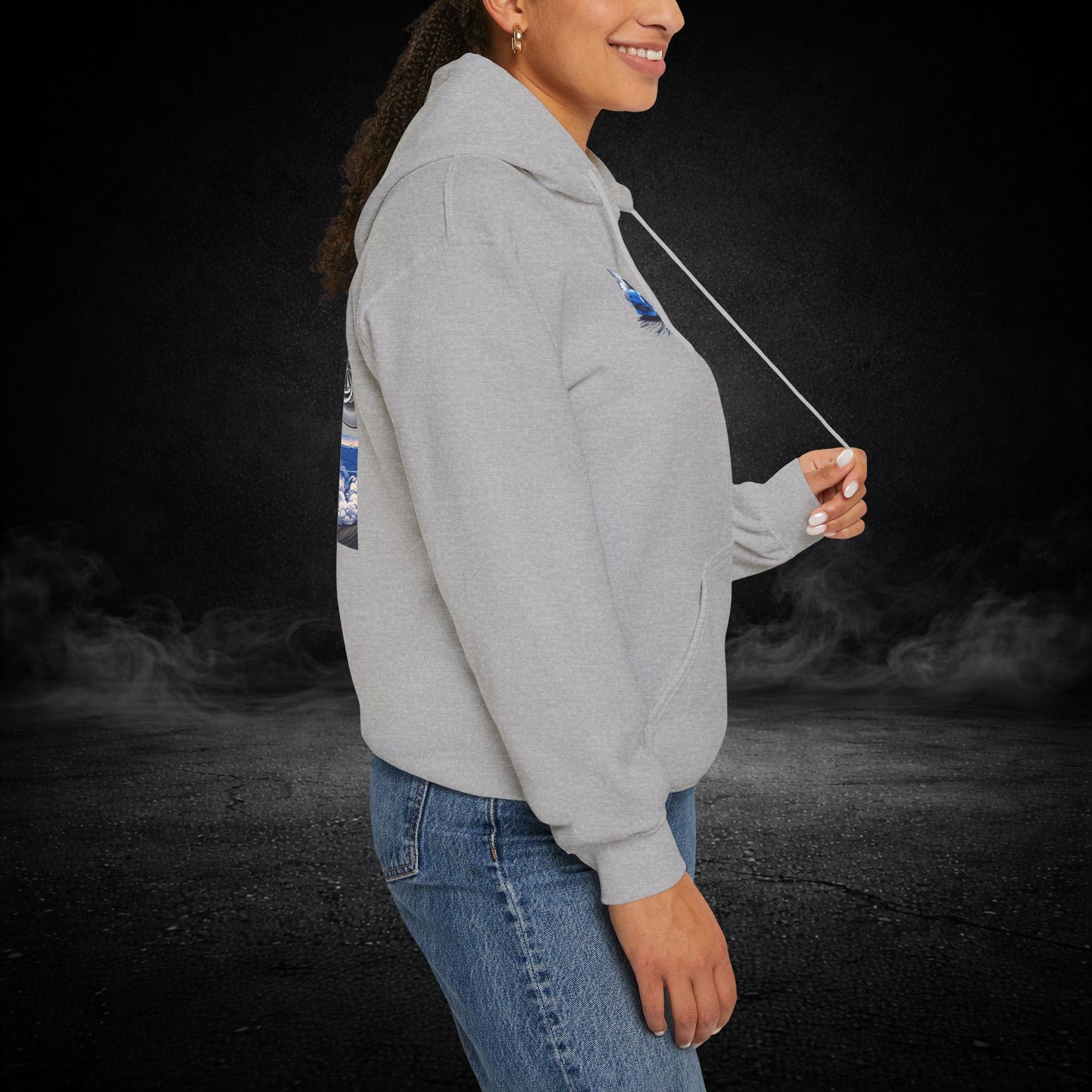 Blue Drifter - Graphic Hoodie