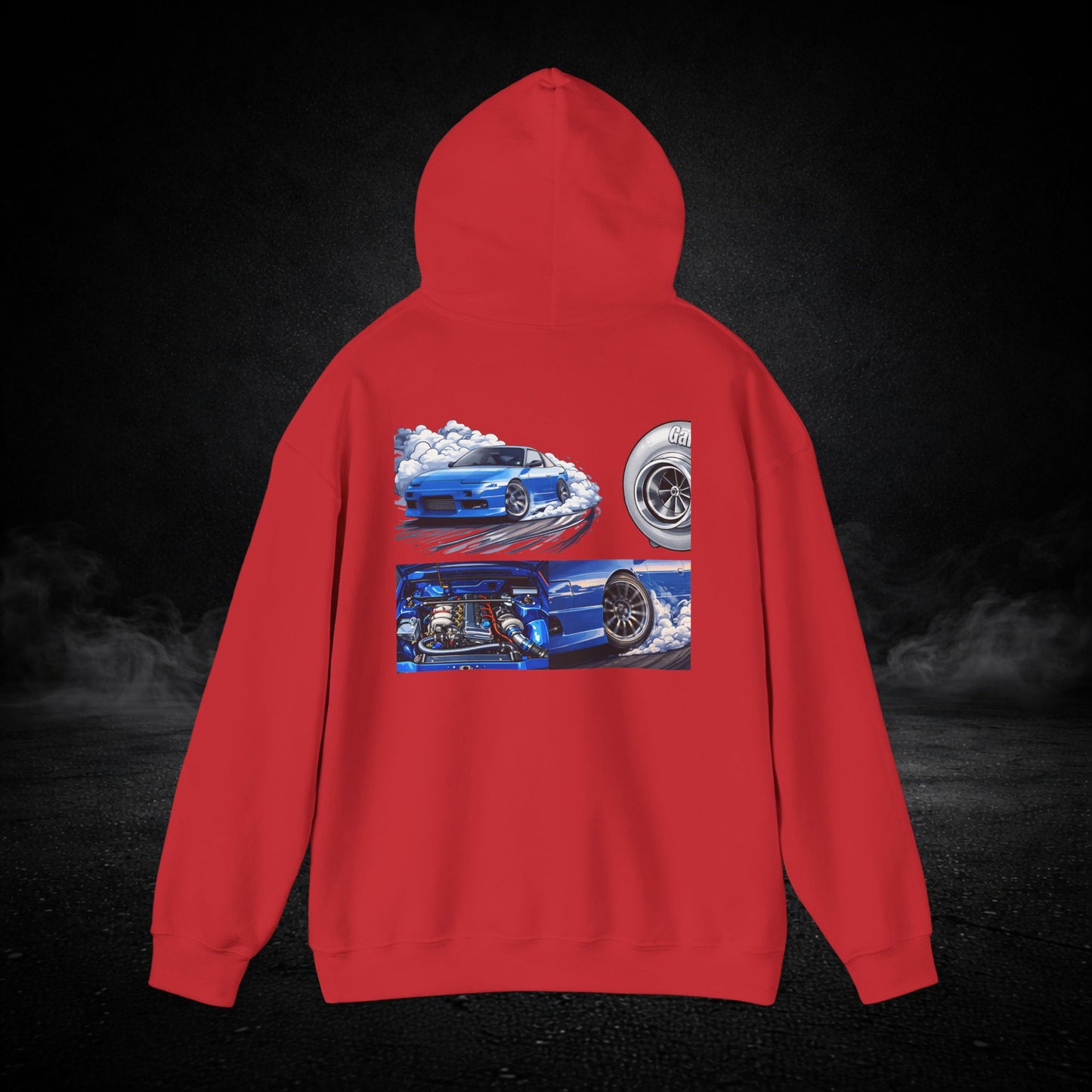 Blue Drifter - Graphic Hoodie