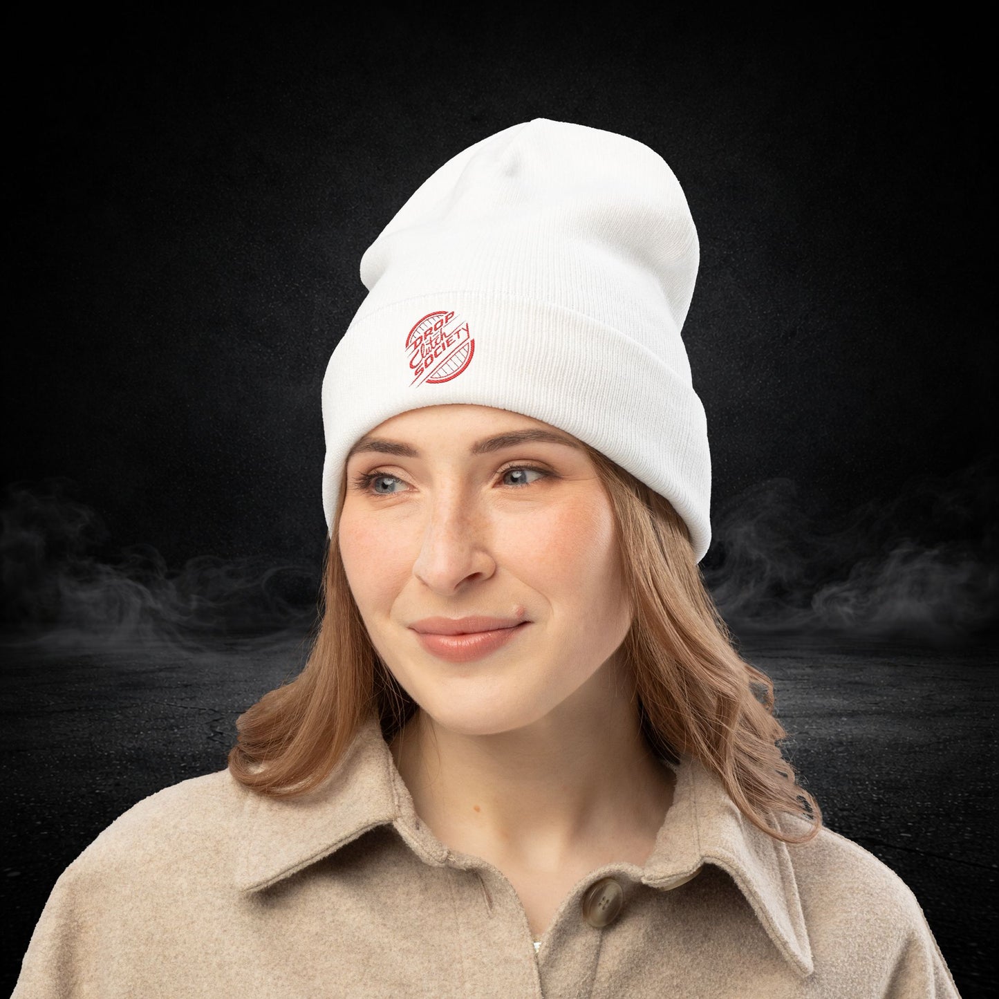 Drop Clutch Society Beanie (Limited Edition Red Logo)
