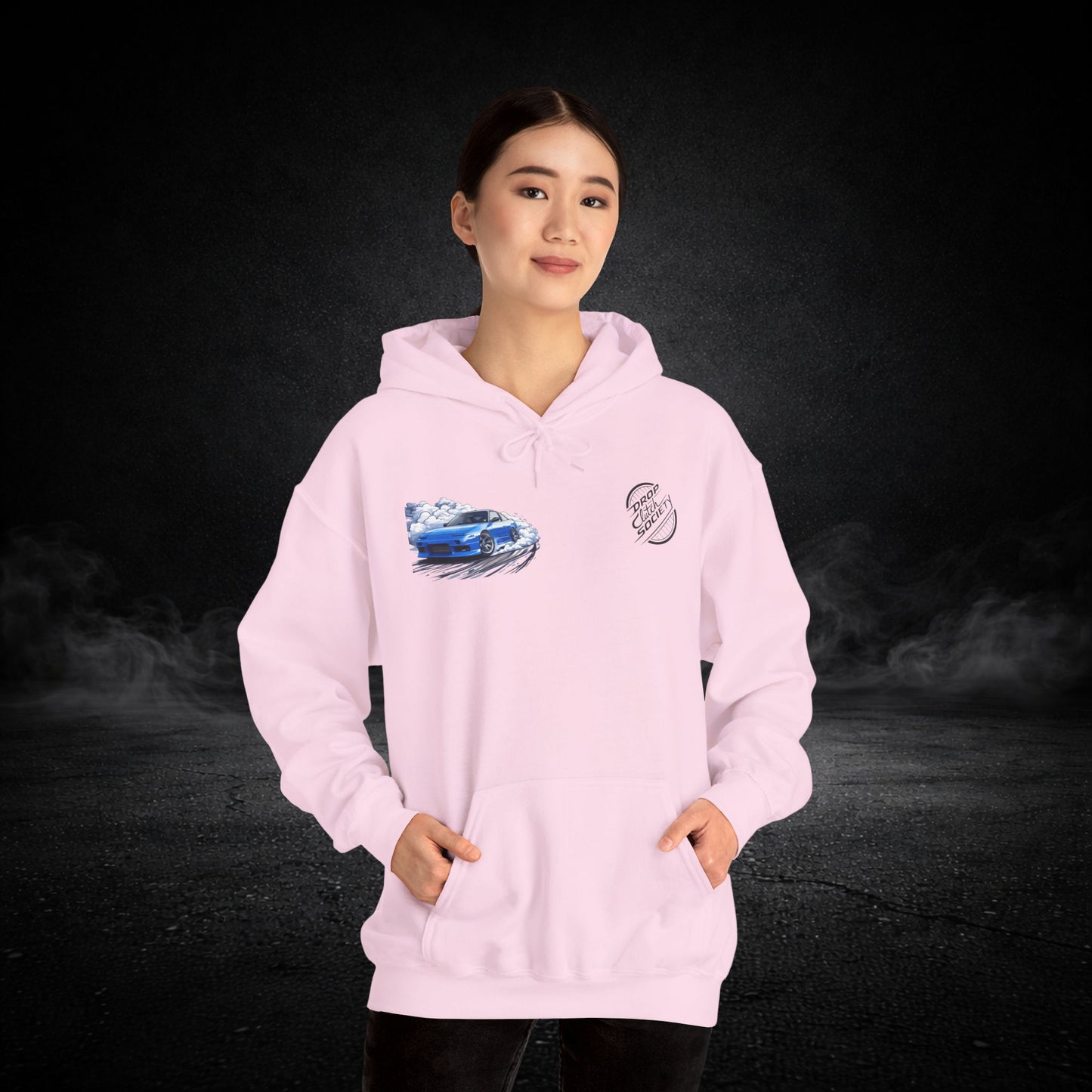 Blue Drifter - Graphic Hoodie