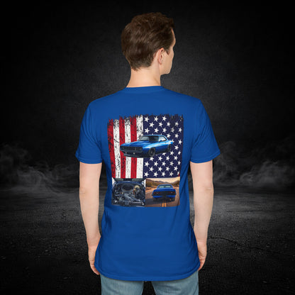 'Merica Muscle Car Graphic Tee Shirt
