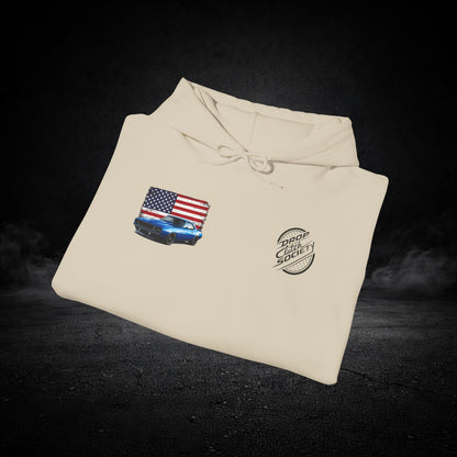'Merica Muscle Car Graphic Hoodie